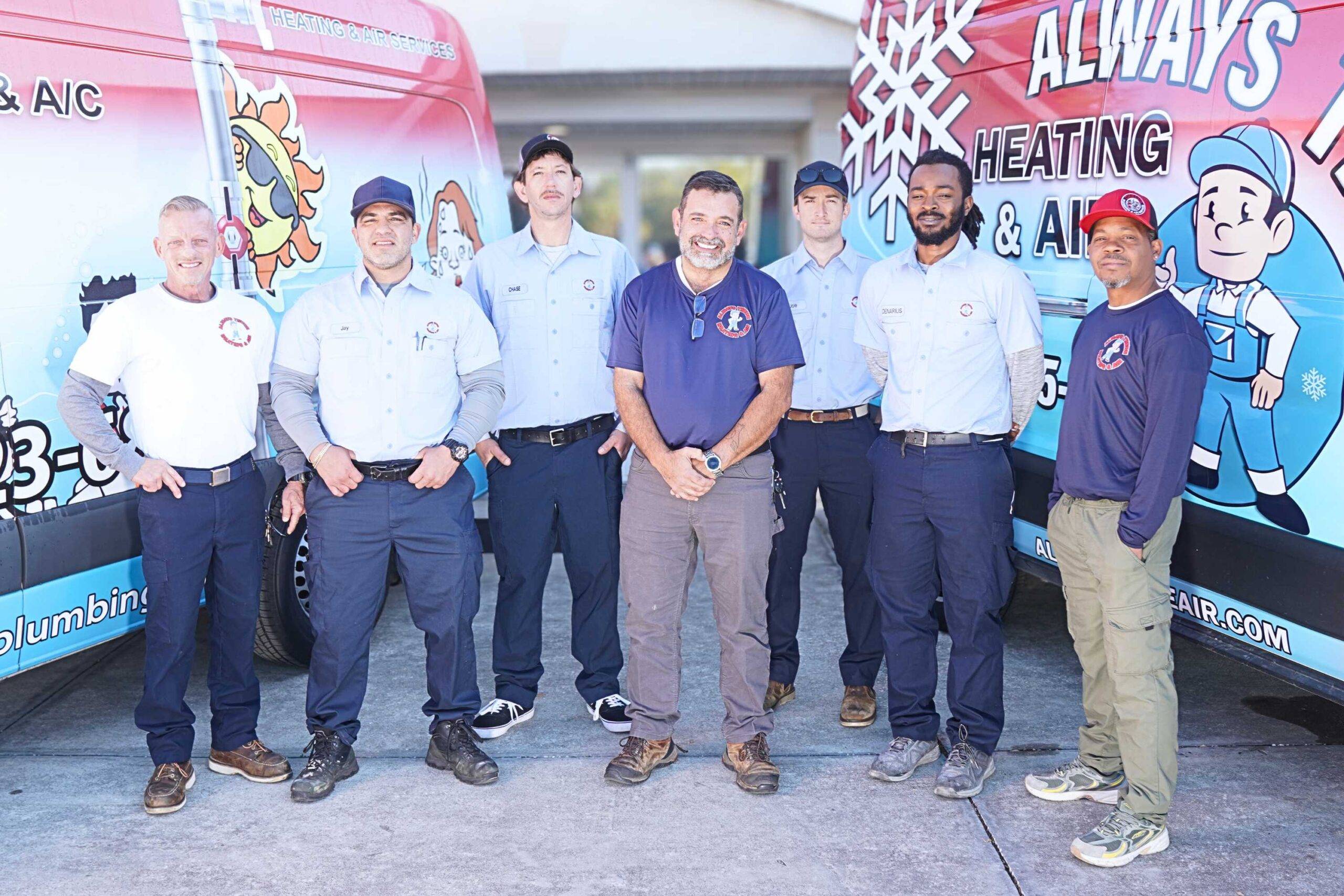 Always There Heating And Air Riverview Team Photo