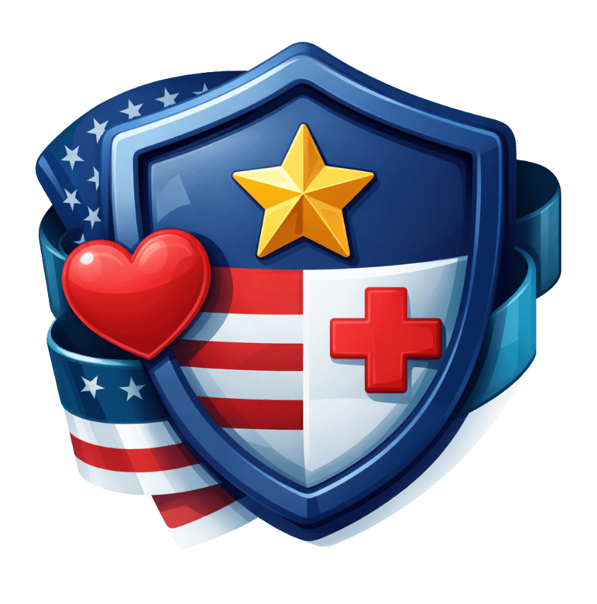 First responder nurse and military discount badge for Plumbing services from Always There Heating and Air