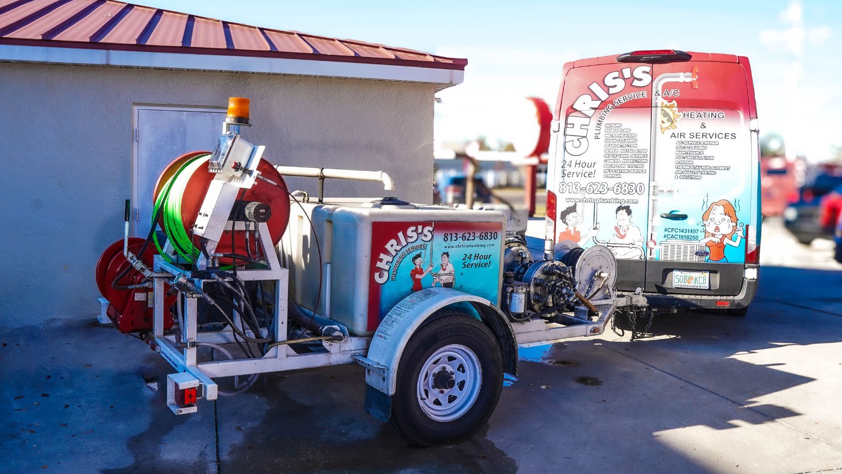 Plumbing services in Polk County FL near residential and commercial areas with water systems and infrastructure